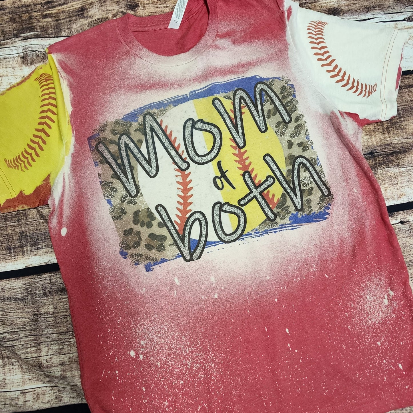 Mom of Both Softball and Baseball T-shirt
