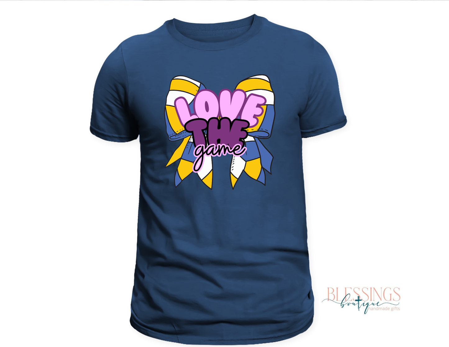 Love the Game Coquette bow T-shirt