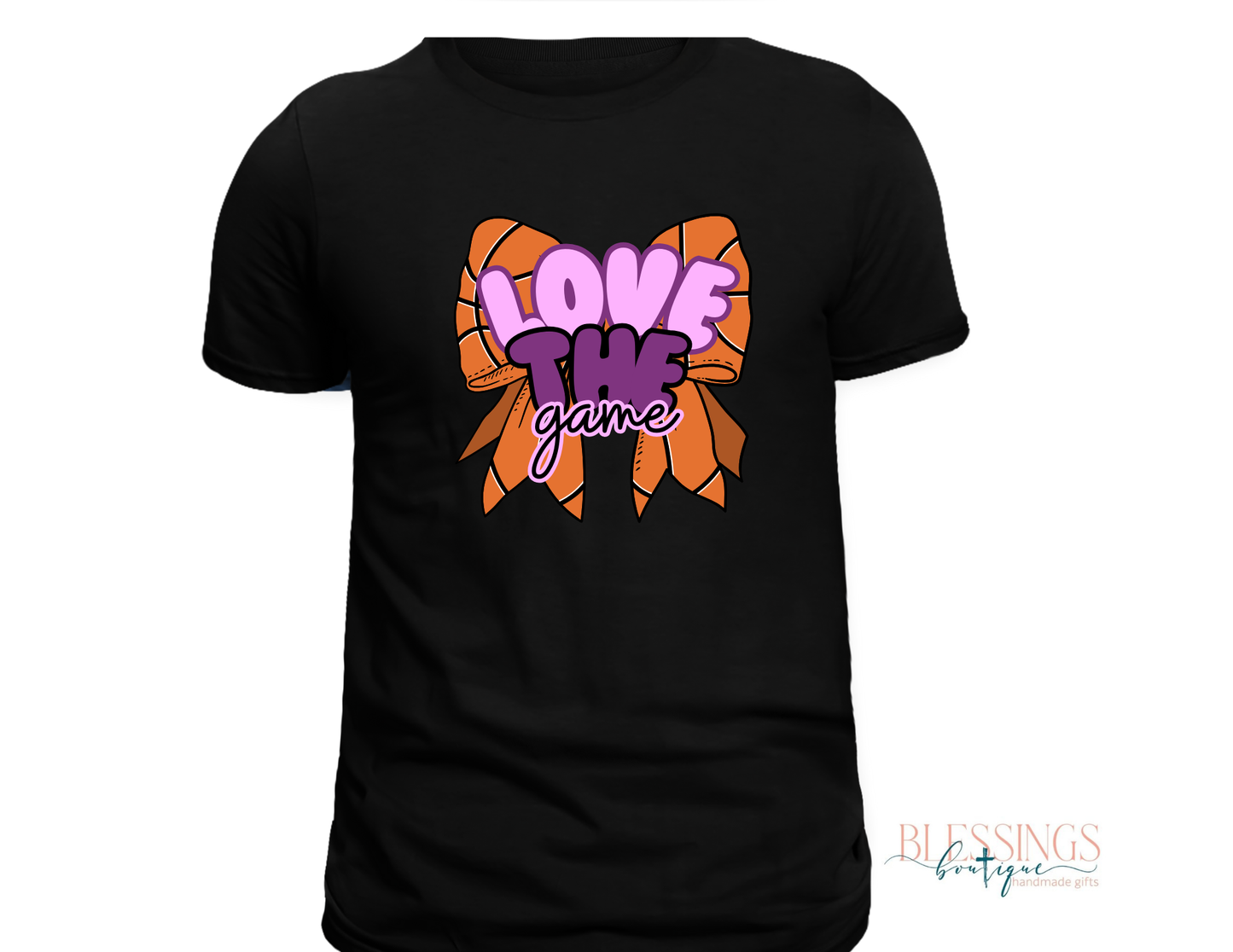 Love the Game Coquette bow T-shirt