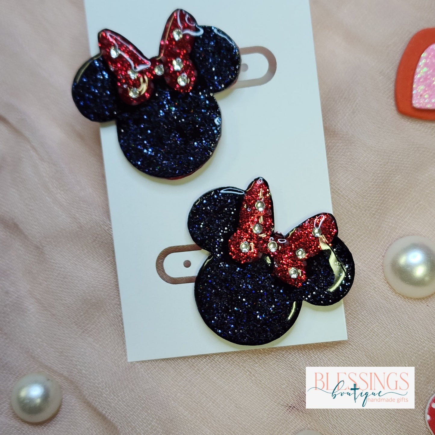 Girl Mouse Stud Earrings