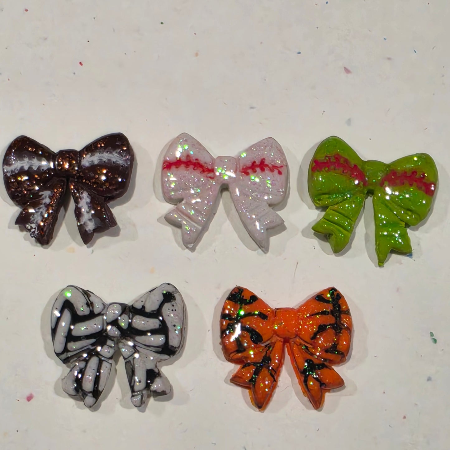 Custom Photo Bow Earrings