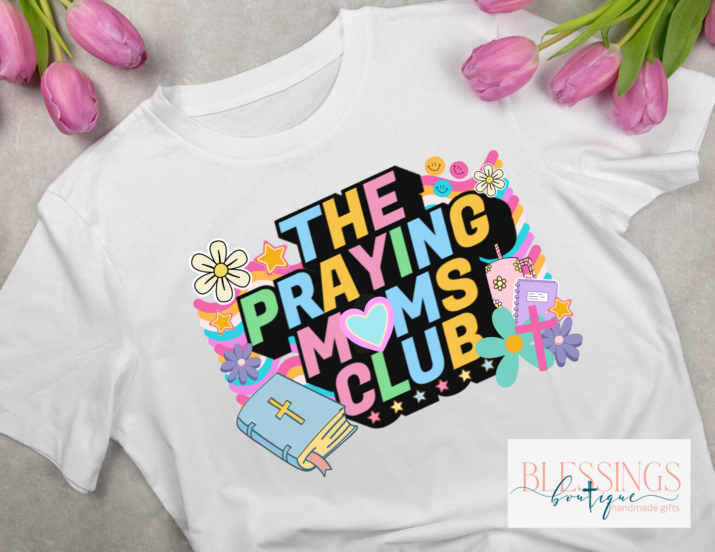 Praying Mom's Club T-shirt
