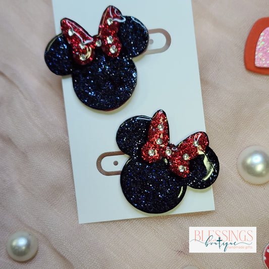 Girl Mouse Stud Earrings