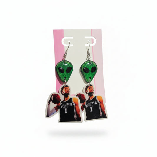 Basketball Player earrings