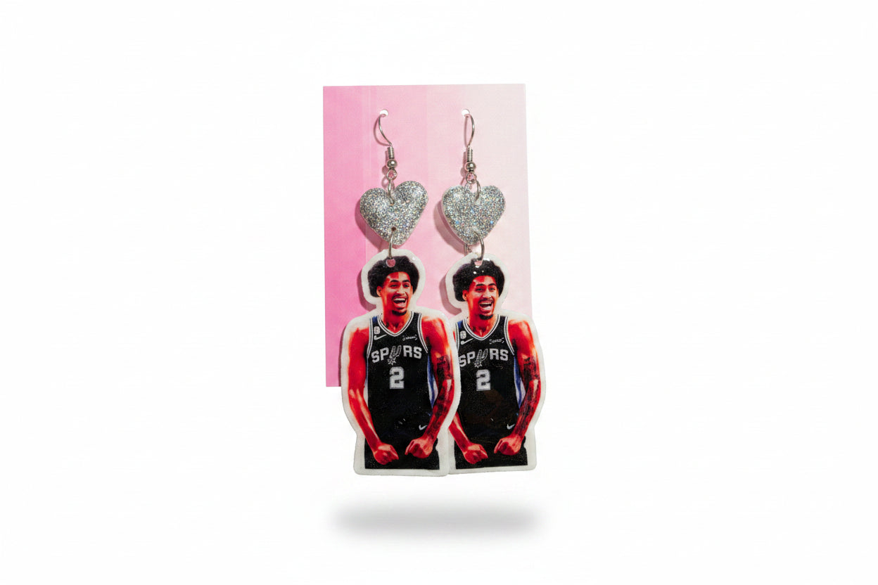 Basketball Player earrings