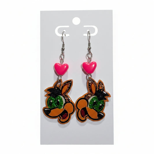 San antonio basketball earrings