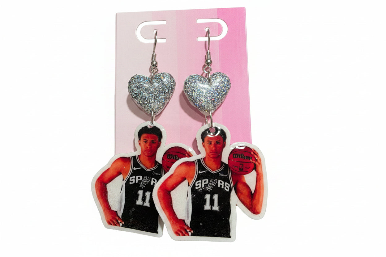 Basketball Player earrings